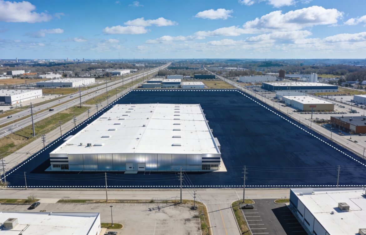 Sell commercial land in Michigan fast — aerial view of Michigan commercial parcel with road infrastructure